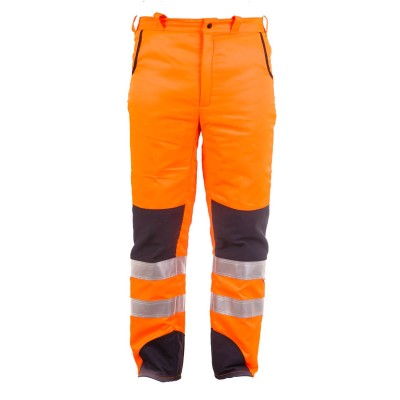 Chainsaw Trousers High Visibility Orange Type B Class 2 Category III
