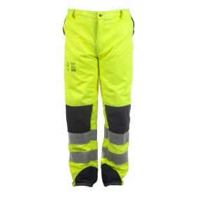 Chainsaw trousers High Visibility Yellow Type B Class 2 Category III